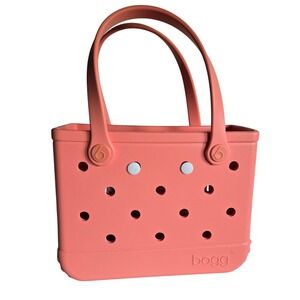 Bogg Bag Baby Bogg Tote Coral Pink Small EVA Washable Beach Bag NEW